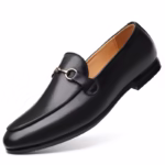 Chaussures habillées pour hommes en cuir PU, style britannique élégant