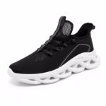 Large Size Soft EVA Sole Slip on Casual Running Shoes Breathable Mesh Fashion White Men Shoes Sneakers
