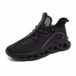 Large Size Soft EVA Sole Slip on Casual Running Shoes Breathable Mesh Fashion White Men Shoes Sneakers