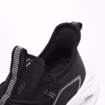 Large Size Soft EVA Sole Slip on Casual Running Shoes Breathable Mesh Fashion White Men Shoes Sneakers